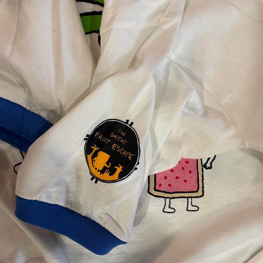 Anvil White and Blue Pop tart tshirt - Picture 6 of 6